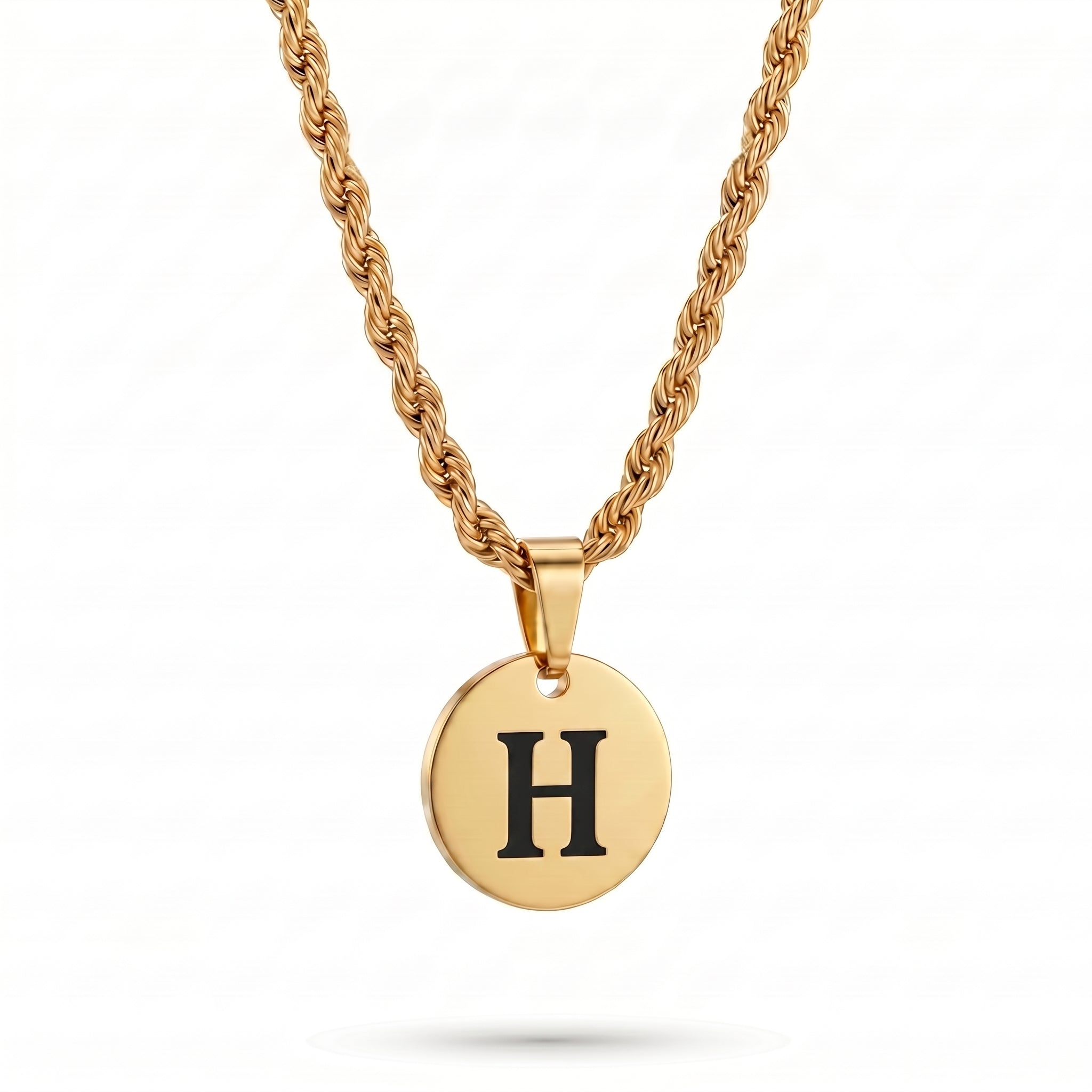 Initial Necklace "Medallion"