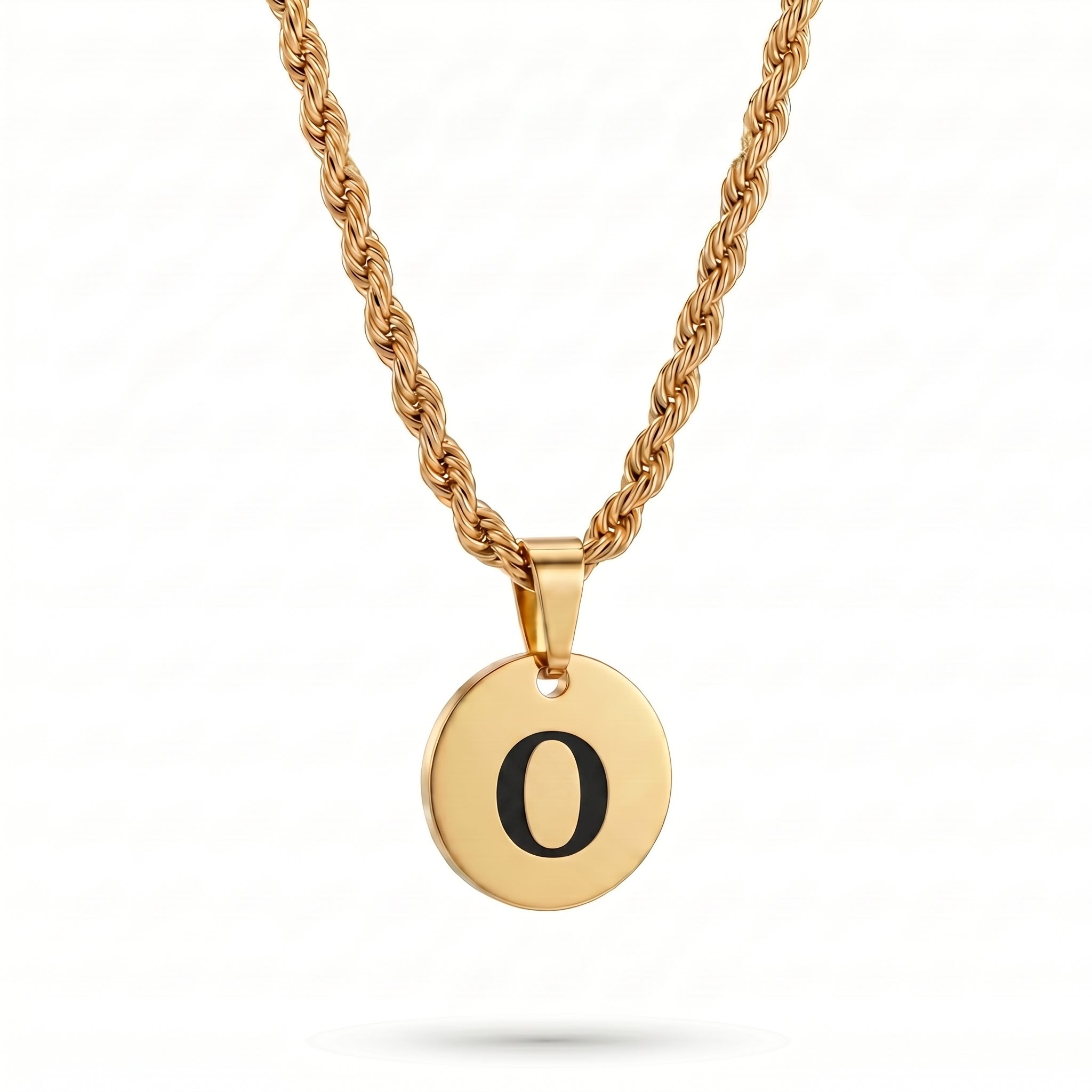 Initial Necklace "Medallion"