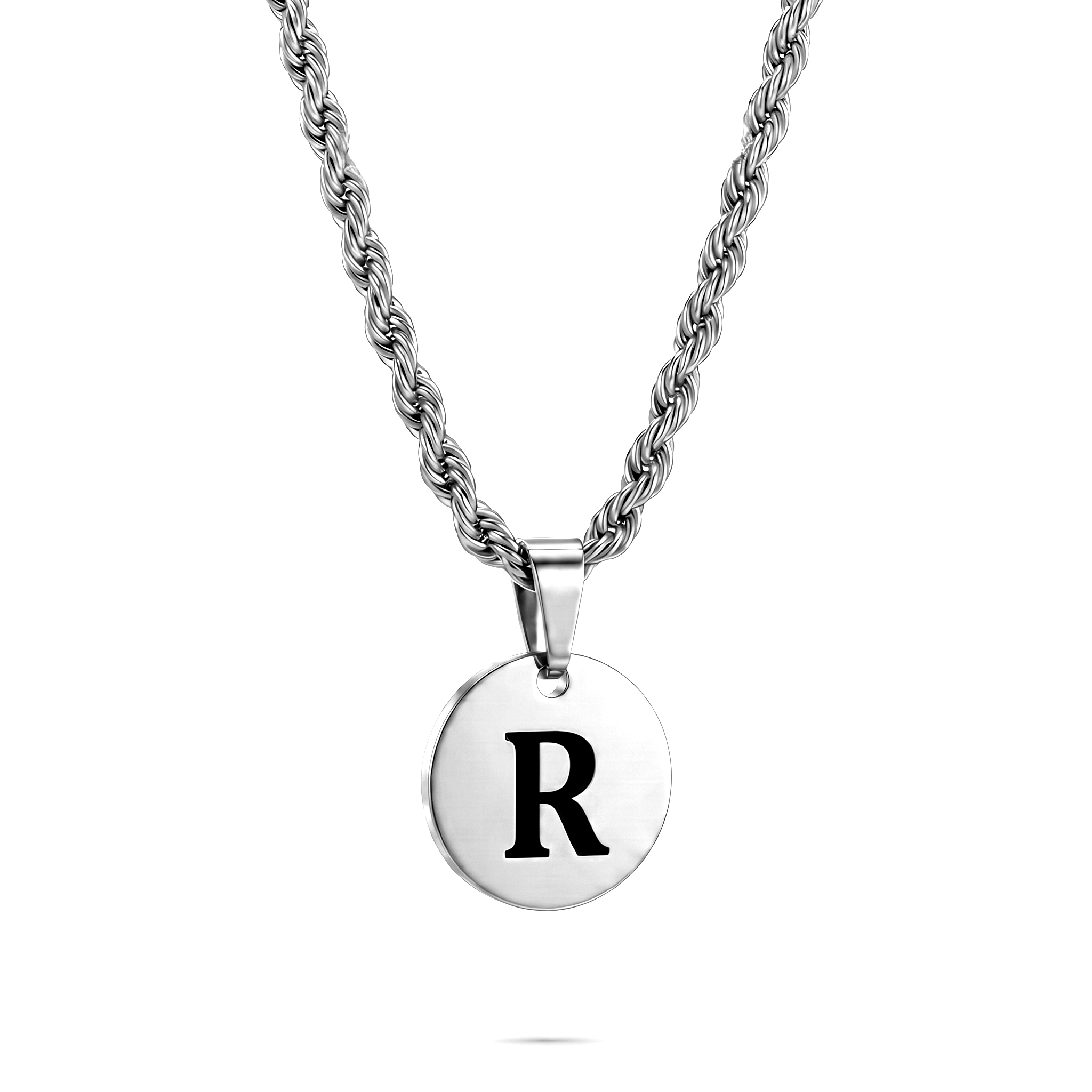 Initial Necklace "Medallion"