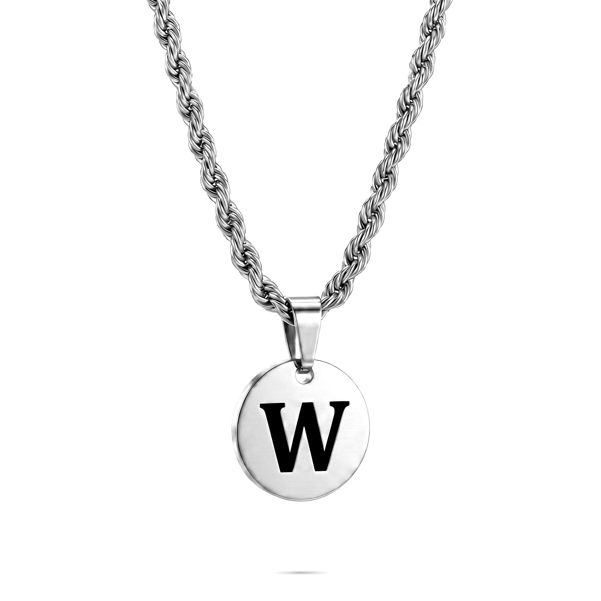 Initial Necklace "Medallion"