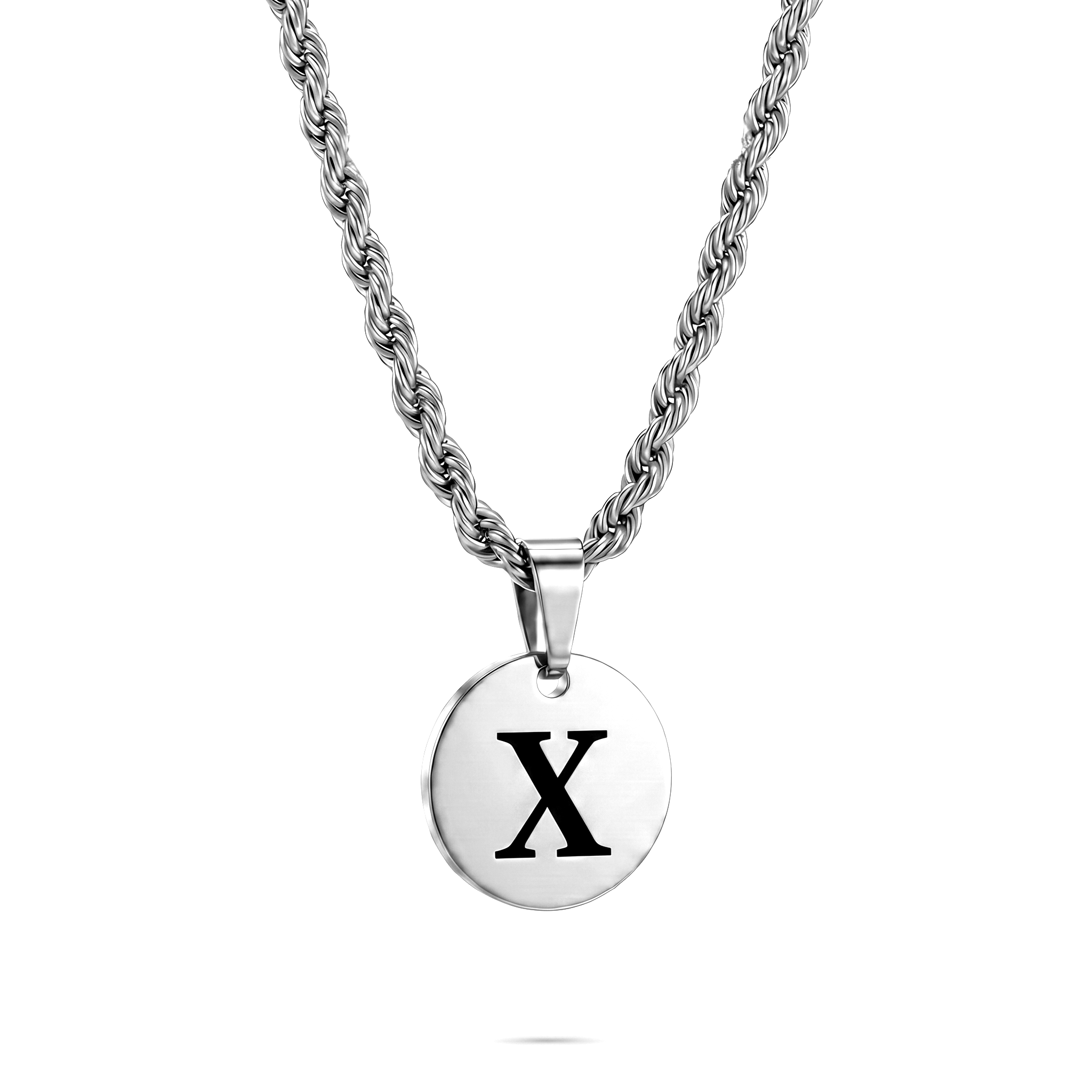 Initial Necklace "Medallion"