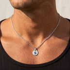 Initial Necklace "Medallion"